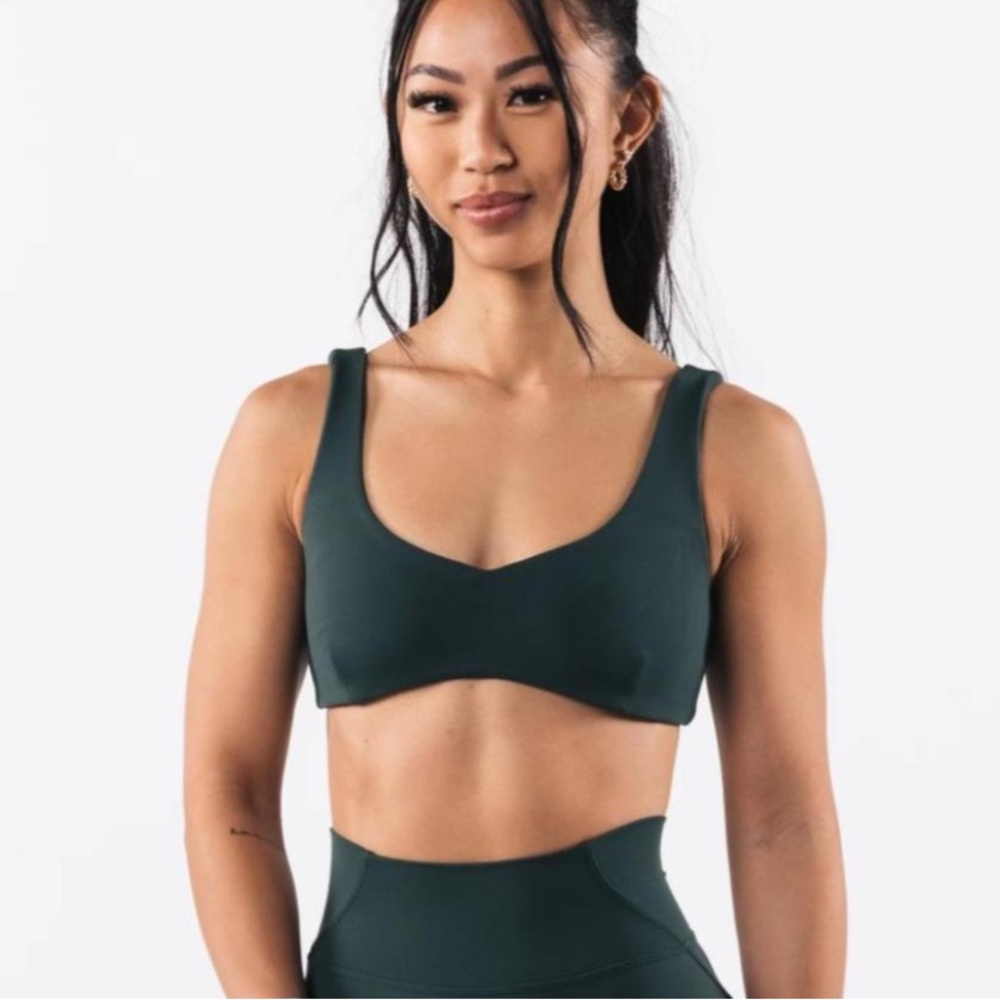 Women's aura bra - cypress